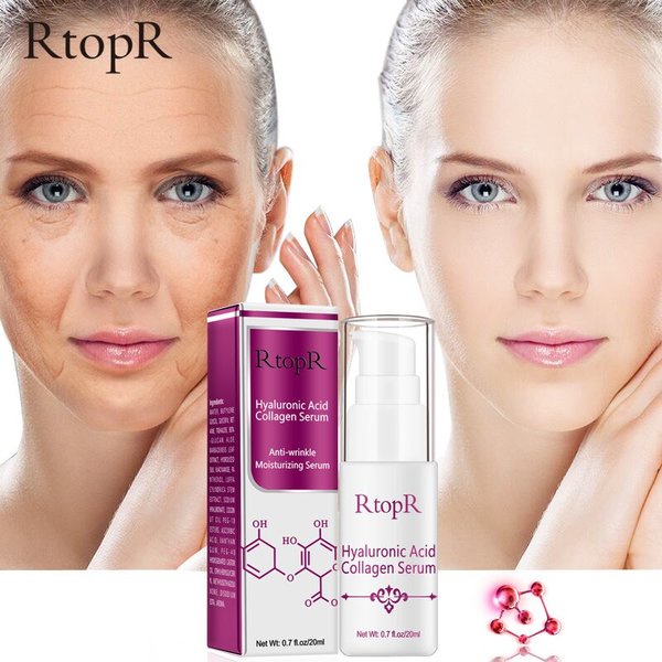 RtopR Hyaluronic Acid Collagen Face Serum Acne Treatment Facial