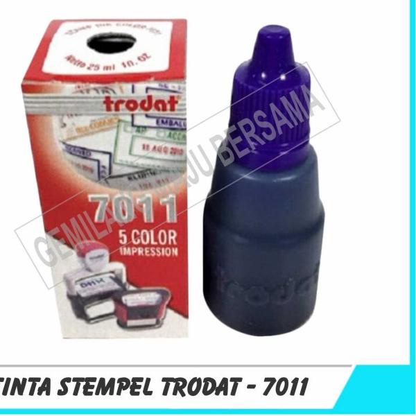 

✽ Tinta Stempel Trodat 25cc (Biru, Htm, Mrh, Hj, Ungu) - Hitam ❆