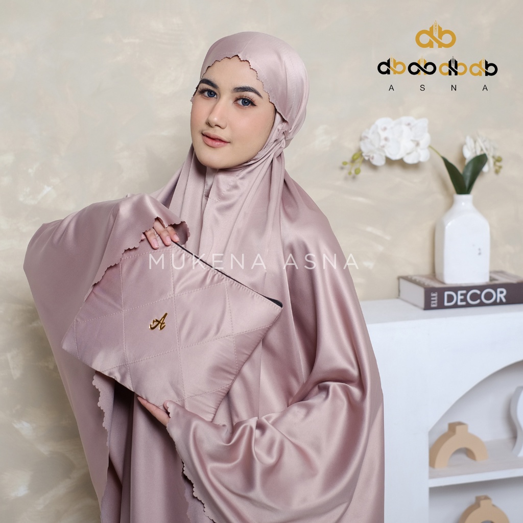 Mukena Dewasa Mewah Daily AsnaCollection٩٩ Laser Cut Premium