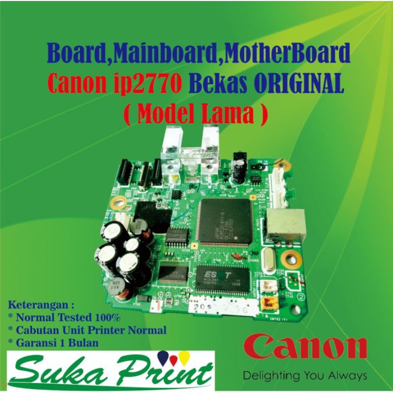 Mobo Mainboard Canon IP 2770 Board Printer Canon IP2770 Motherboard IP2700 Cabutan