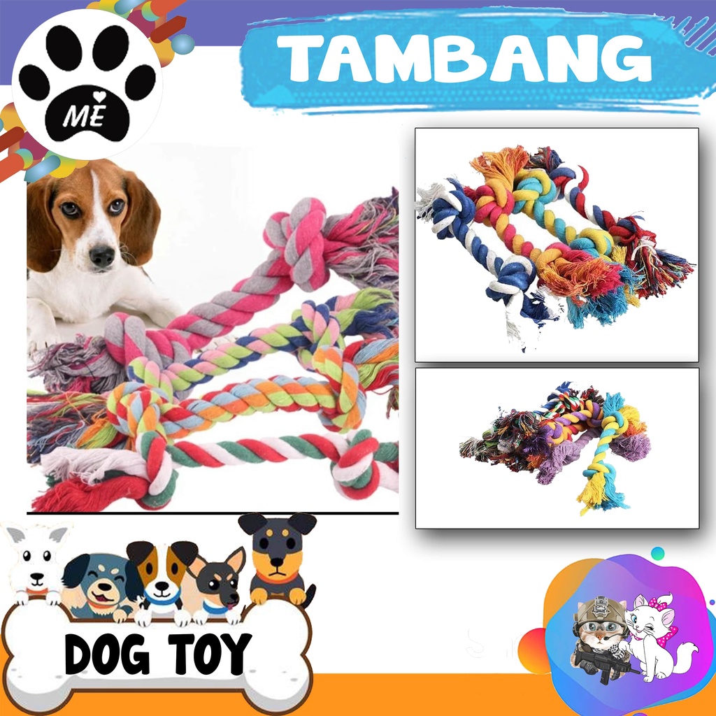 Mainan Gigit Anjing &quot;ROPE TAMBANG&quot; Dog Rope Toys