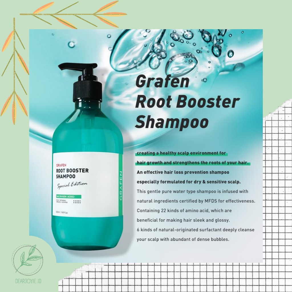 [SALE] GRAFEN Root Booster Shampoo 500ml / Rambut Rontok-4