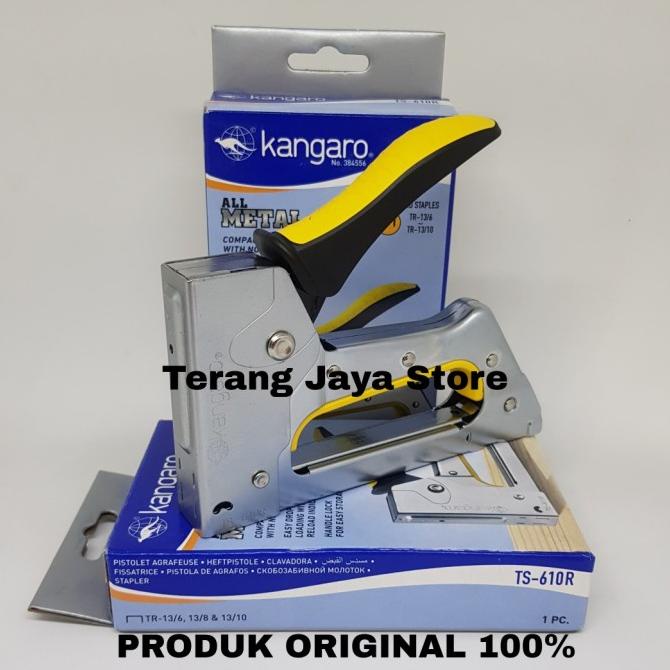 

HOT SALE Steples Tembak Kangaro TS-610R Staples Kangaro TS-610R Stapler TS610R