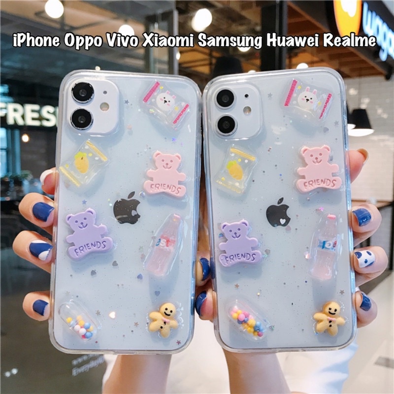 Cute Case 3D Realme 9 Pro Plus 8 7 6 5 4 3 2 C31 C35 C11 C17 C15 C21 C25 C20 Gt Master Neo 2 8i Narzo 20 30a 50 X XT 5i 7i