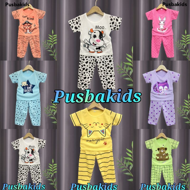 PROMO Setelan Anak Celana Panjang Cowok Cewek 0-6 Thn Piyama Anak dan bayi