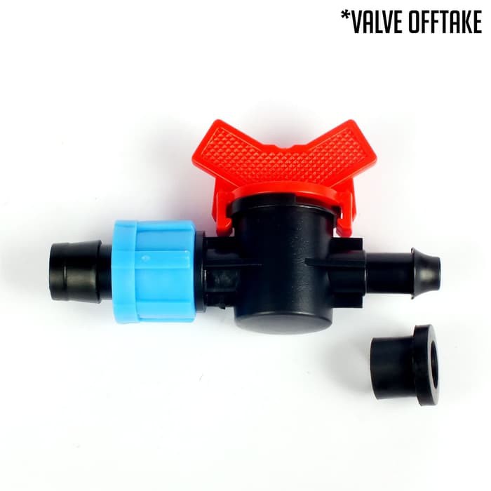 Valve Offtake Karet Selang Drip Selang Irigasi 16Mm Hidroponik