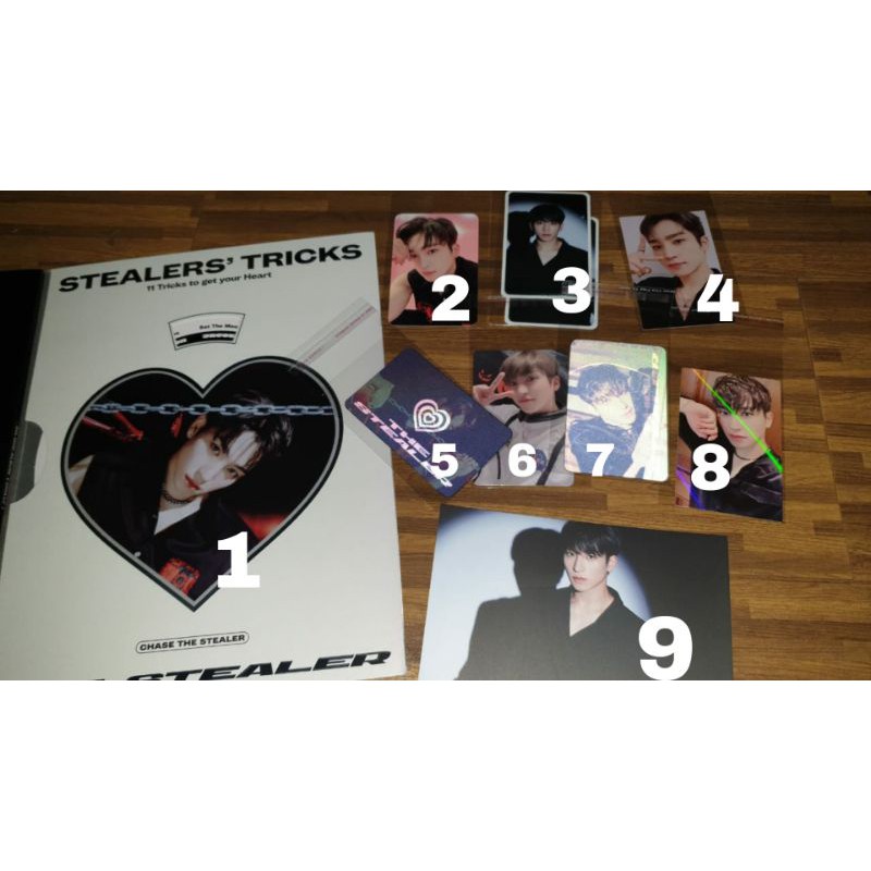 The Boyz Chase PC Cover Holder Lenti Ticket Postcard Sangyeon