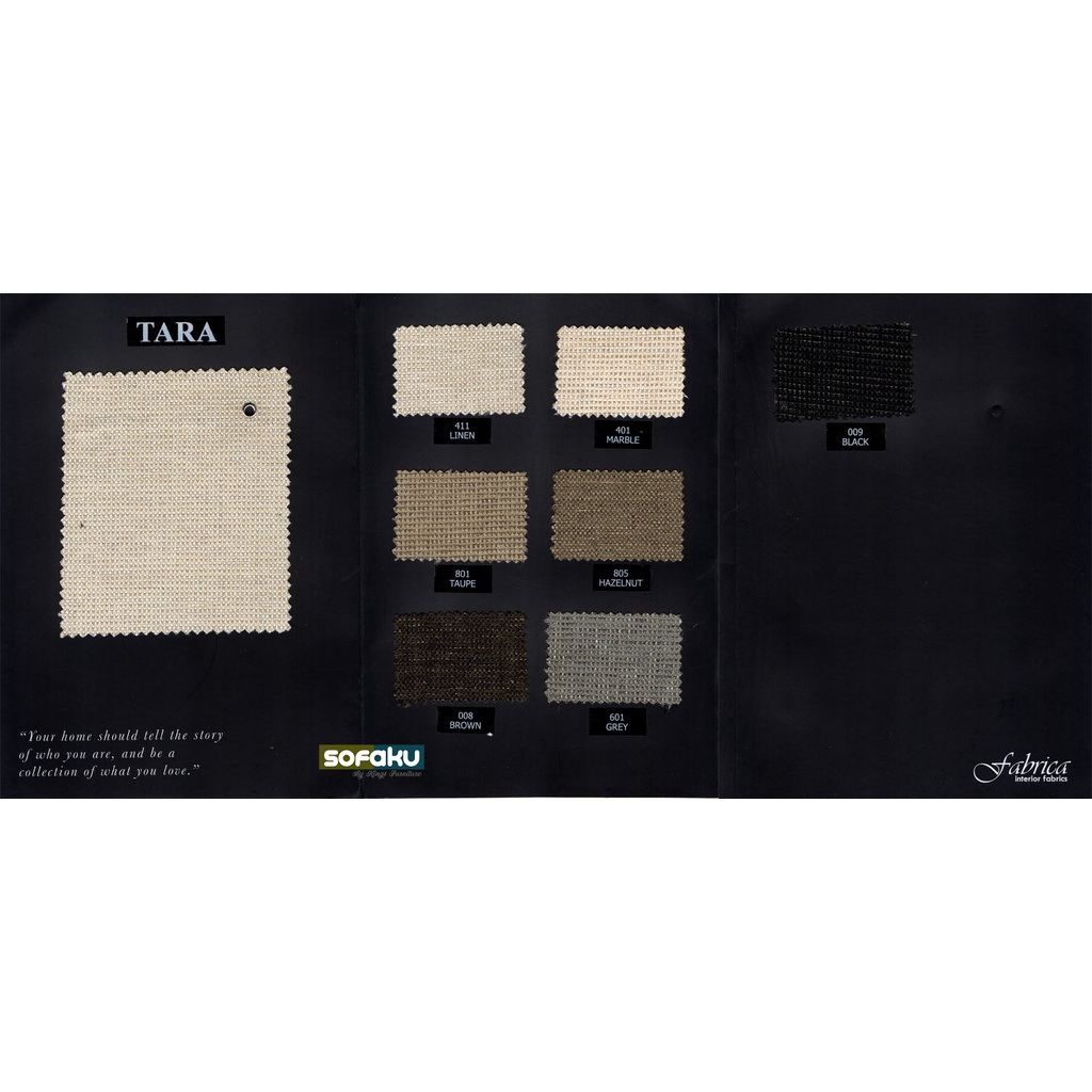 FABRICA Tara Premium Kain Polos Mebel Furniture Sofa Pelapis Kursi Sarung Jok Bahan Kain Tara Sofa