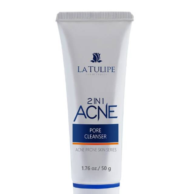 la tulipe 2 in 1 acne pore cleanser 50gr