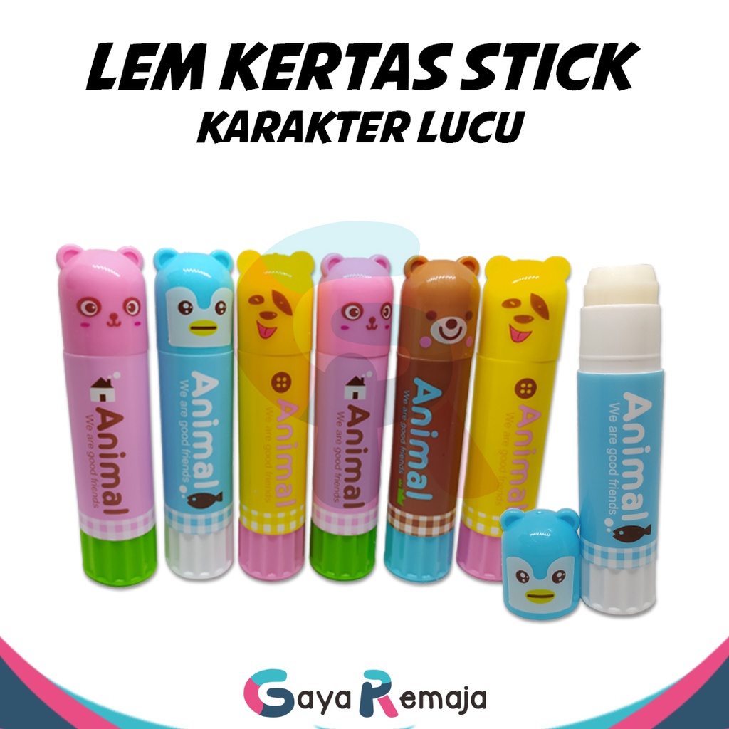 

Lem Kertas Stick | Lem Stik Bentuk Lucu | Stick Glue | perlengkapan sekolah