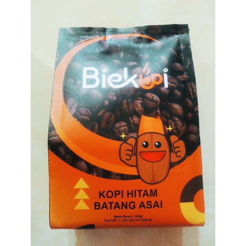 

Kopi hitam bubuk Biekupi 200 gram