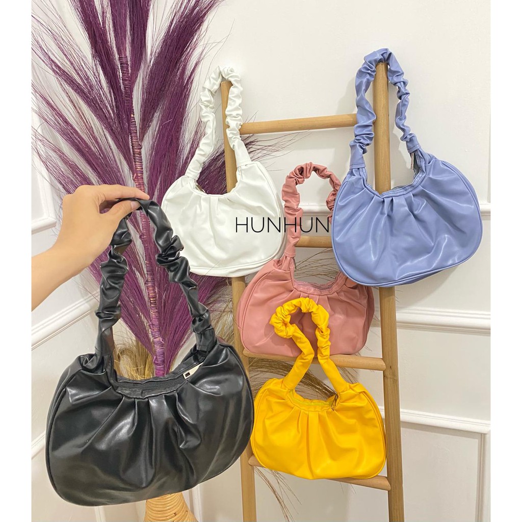 NEW YEAR SALE!! Ruffle Bag Pusatgrosir_solo Shoulder Bag Wanita Termurah/ Tas Korea Korean Style Hits