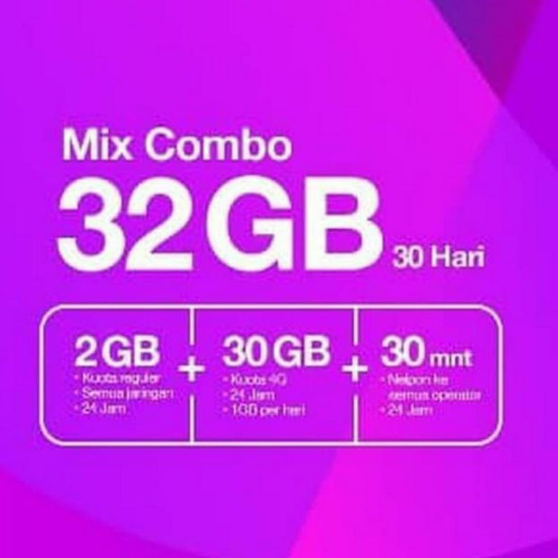 paket internet Tri 3 kuota 32GB