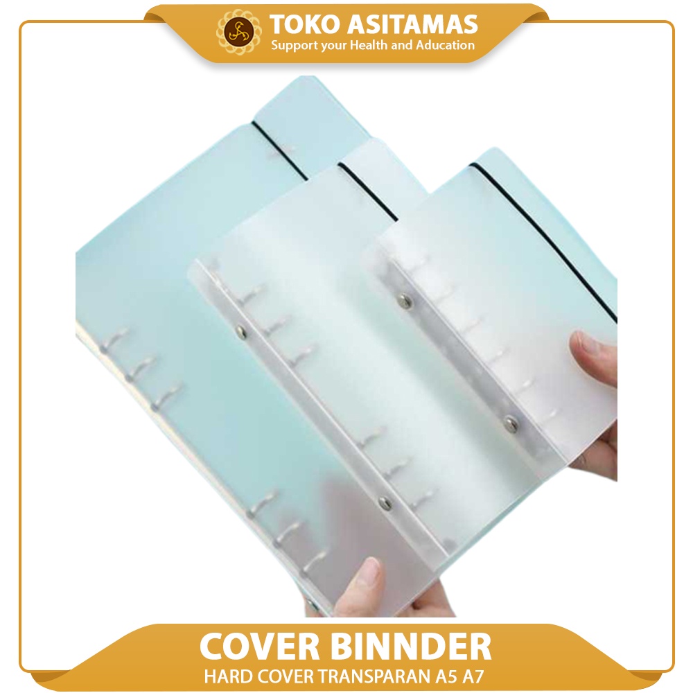 

Hard Cover Buku Binder Transparan 6 Lubang Notbeook A5 A7 Catatan Diary Jurnal Harian