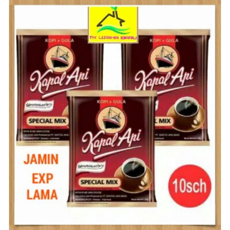 

KAPAL API SPECIAL MIX 10 SACHET @25 gr