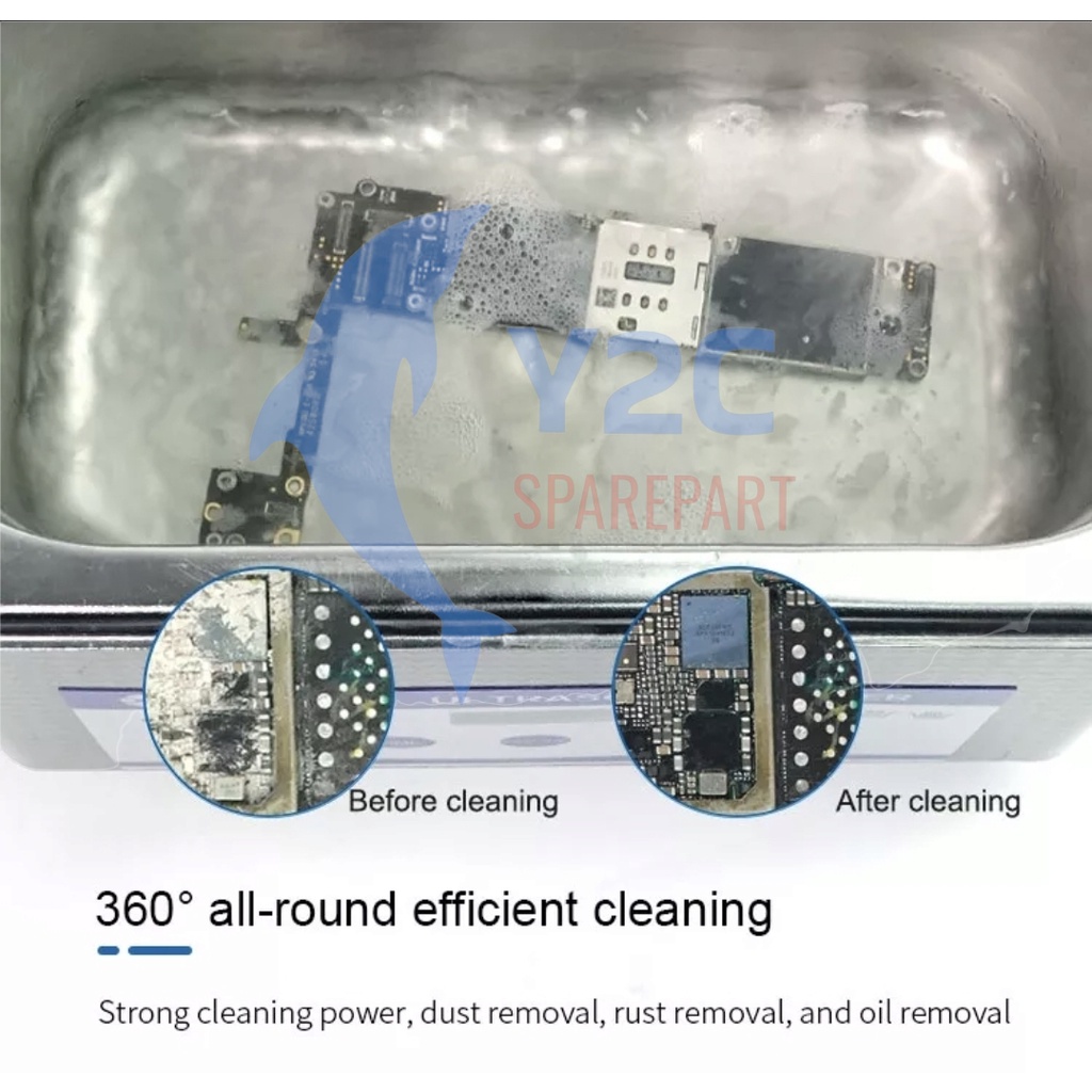 ULTRASONIC CLEANER SUNSHINE SS-6508T / MESIN PEMBERSIH PCB / ALAT SERVIS SERVICE HP LENGKAP TERLENGKAP TERMURAH