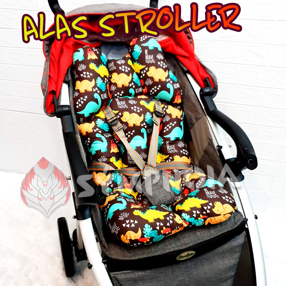 [NEW ARRIVAL]  Alas Stroller Universal Strollerpad Pelindung Semua Stroller Model Elephant