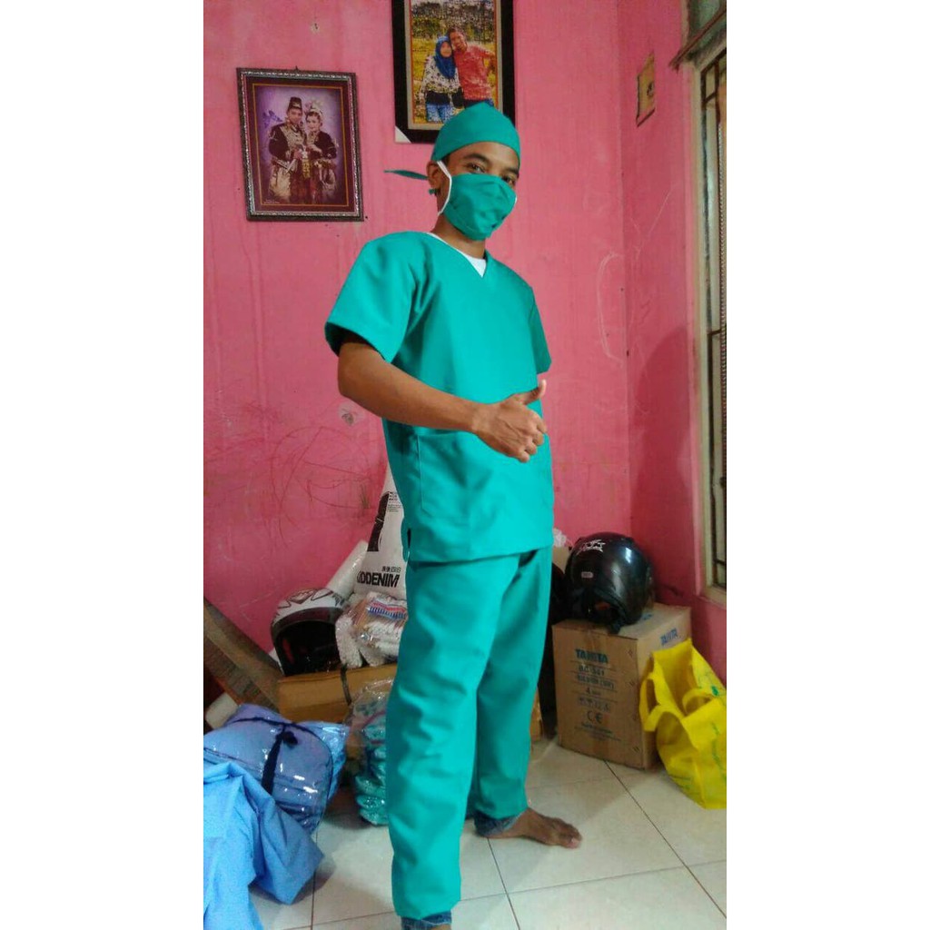 Baju OK warna hijau tosca