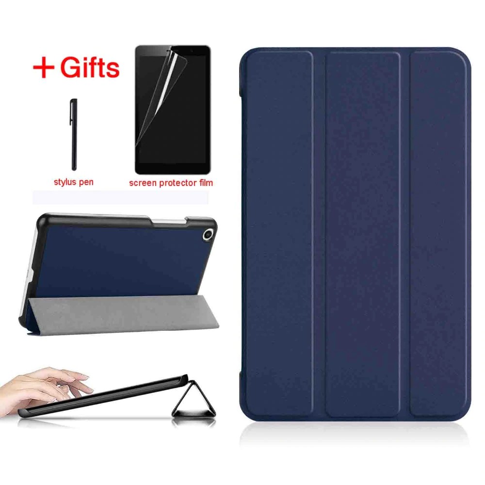 Bebas ongkir PU Leather Cover Case For Xiaomi Mi Pad 4 MiPad4 8 inch Tablet Protective Smart Case