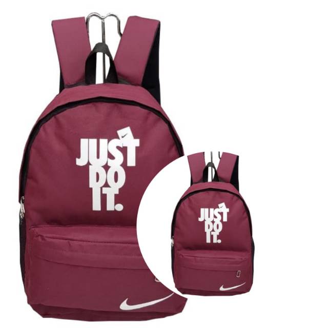 RANSEL Tas Sekolah Just Do It Black Kualitas Premium termurah-1