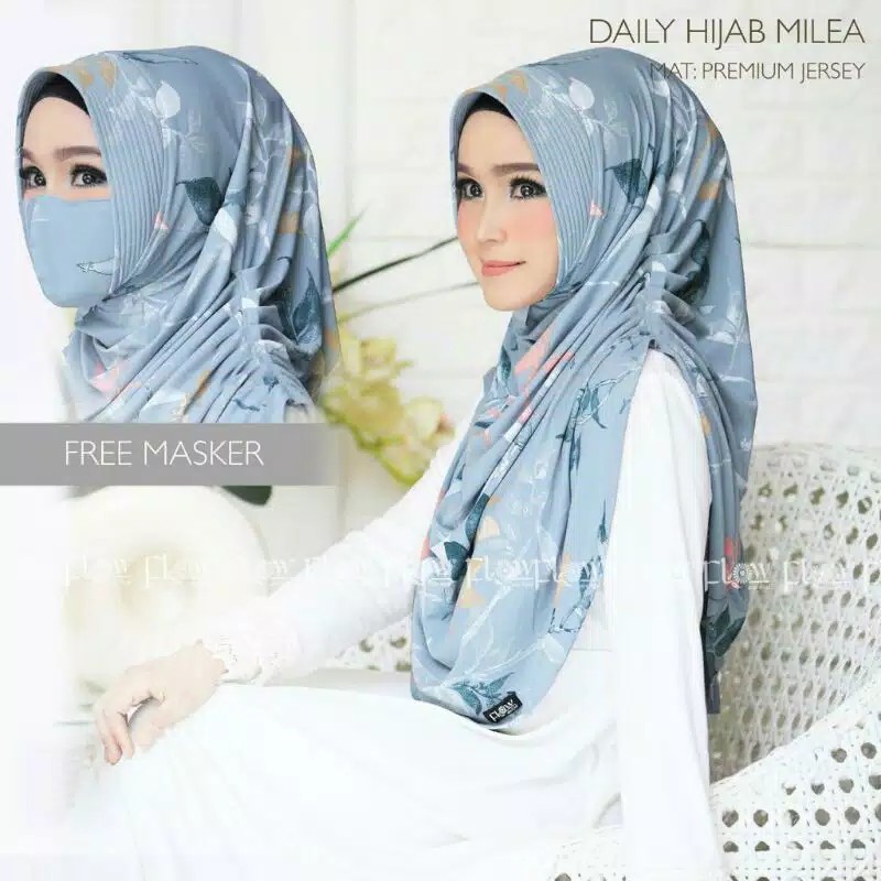 Jilbab Flow Ori/ Jilbab Instan
