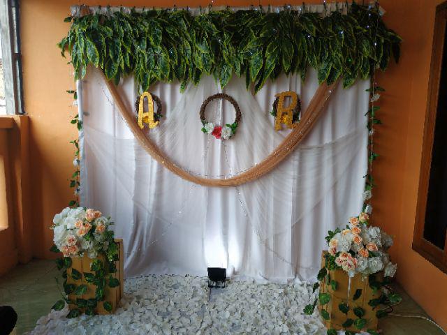 Ring Rotan Diy Wreath Flowers Bulat Kayu Shabby Chic Nordic