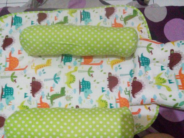 Matras Perlak Set Bantal Guling Flower/matras Perlak Set Flower