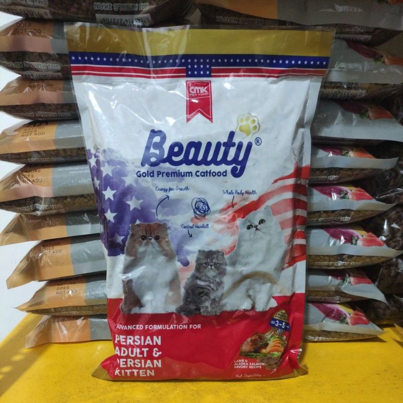 Beauty cat food makanan kucing 1 kg or 800 gr
