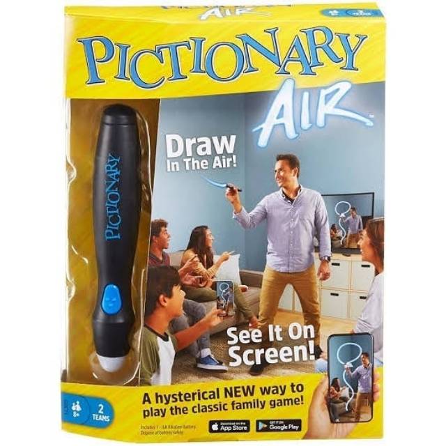 Mattel games pictionary air menggambar di udara family game mainan keluarga anak hadiah kado edutoys