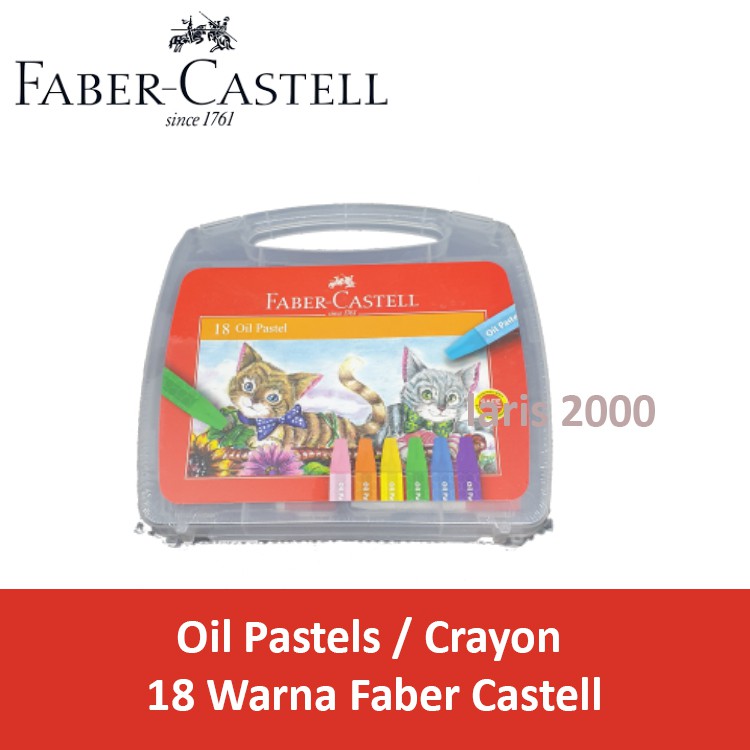 

Oil Pastel / Crayon Faber Castell 18 Warna