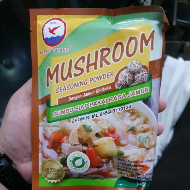 

Kaldu Jamur / Mushroom Seasoning Powder Merk SU Brand (100gr)