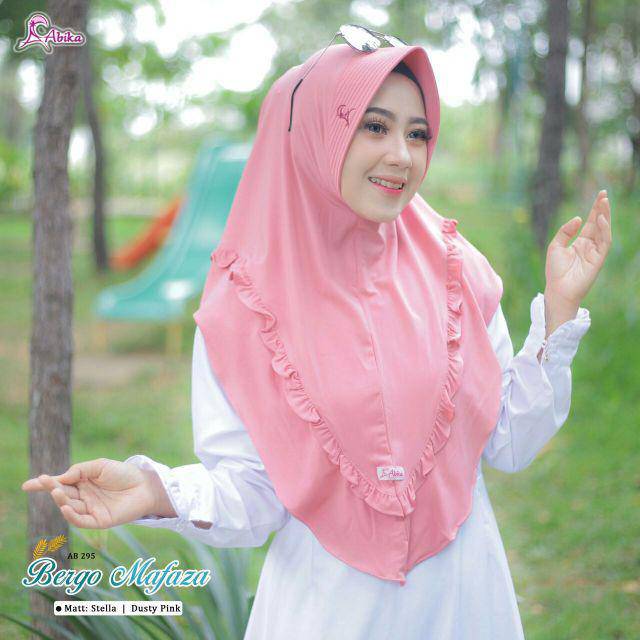 Hijab Abika Bergo MAFAZA New Original by Abika