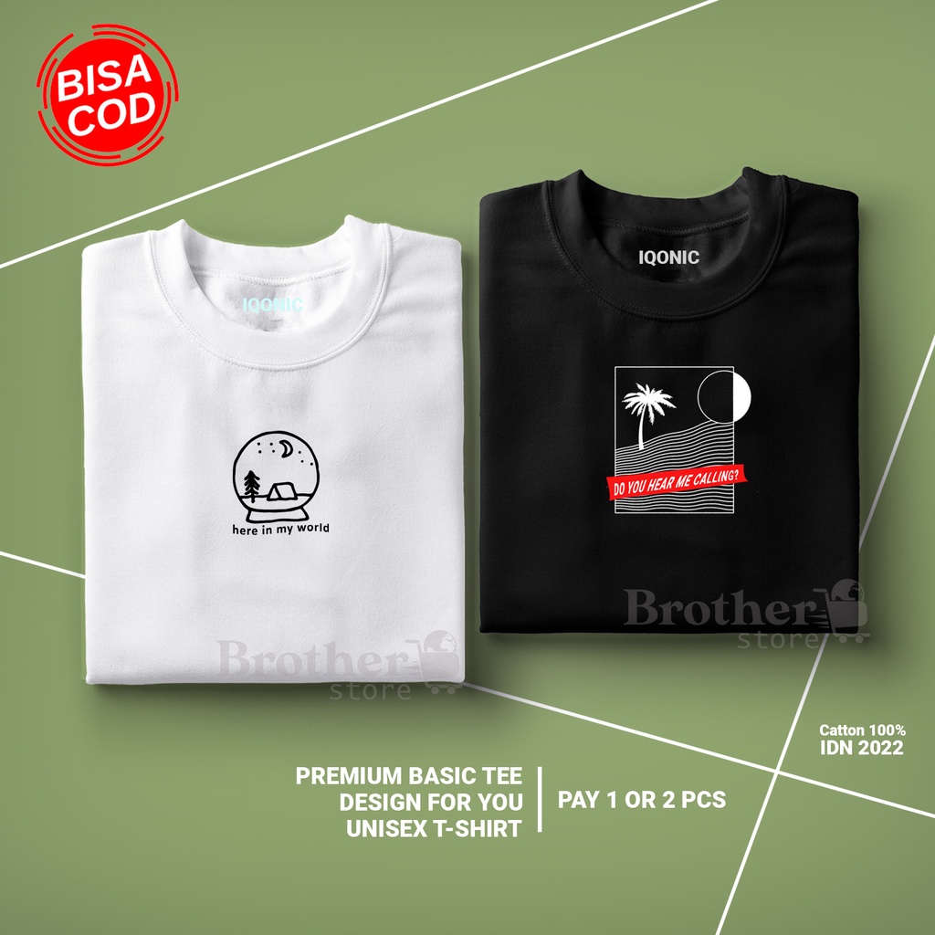 ( PROMO COD ) BROTHER STORE / Kaos Distro Pria / Kaos Distro100% Catoon Combed 30s / ArticelCHDO