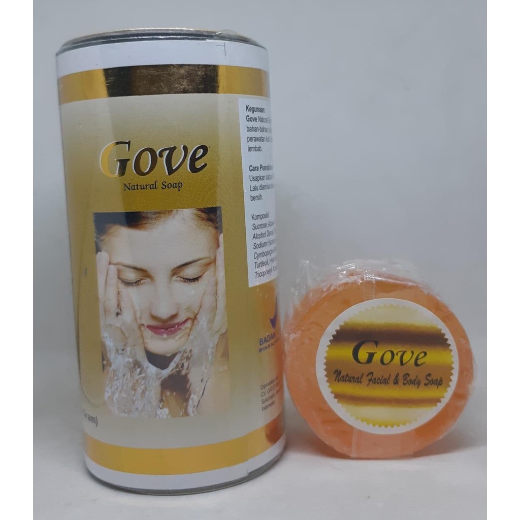 Sabun GOVE Natural Soap / Asli tabung isi 5 pcs