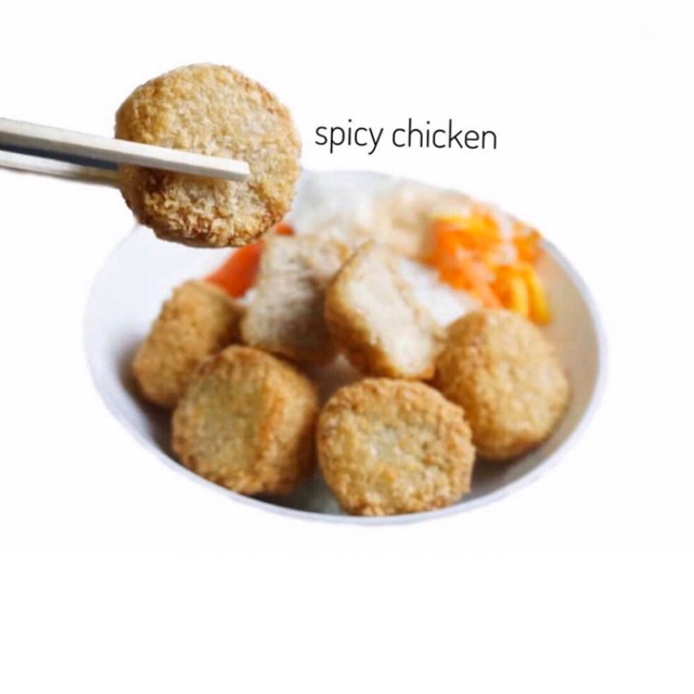 

Spicy chicken bento / Chicken Nugget / chicken bento isi 10 pcs