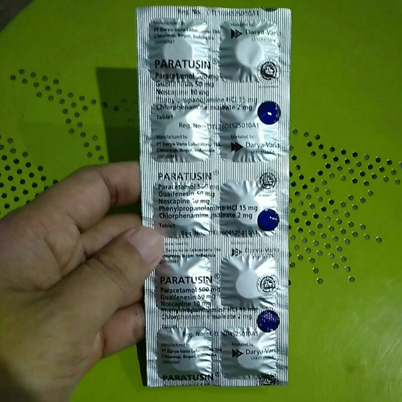 PARATUSIN TABLET (Obat Batuk,Flu,Pilek,Demam,Sakit Kepala) DV