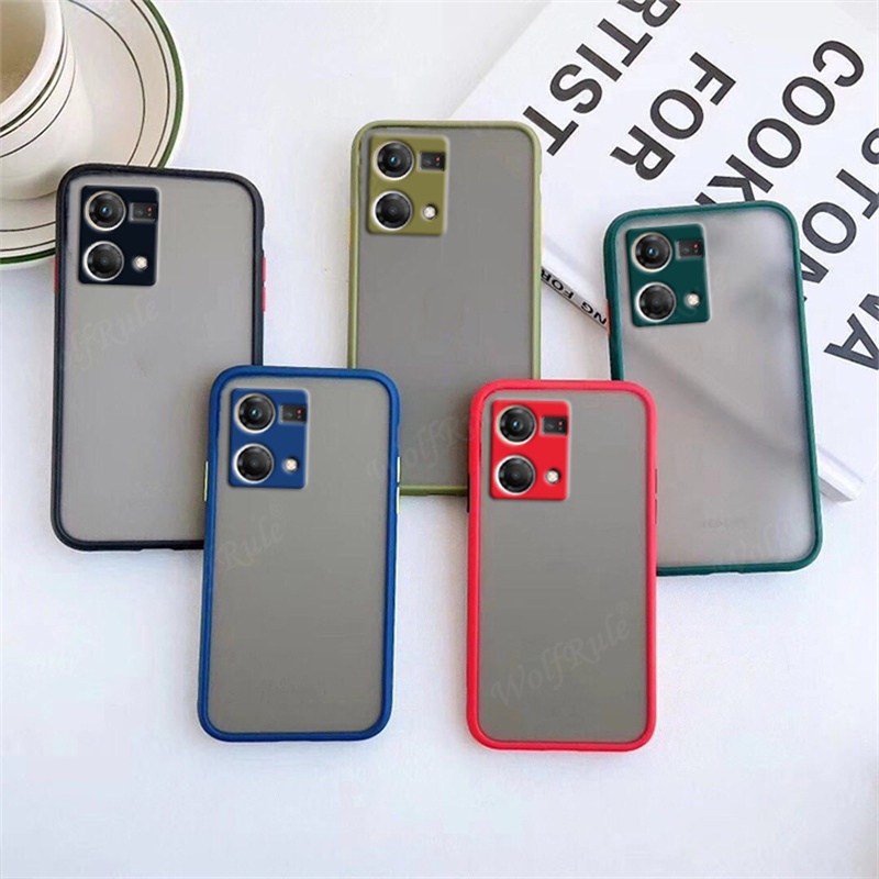 Soft Case Oppo Reno 8 4G Reno 8 5G Reno 8 Z Reno 8 Pro 5G Reno 8T 4G Reno 8T 5G My Choice Aero Color Button Matte Frame Camera