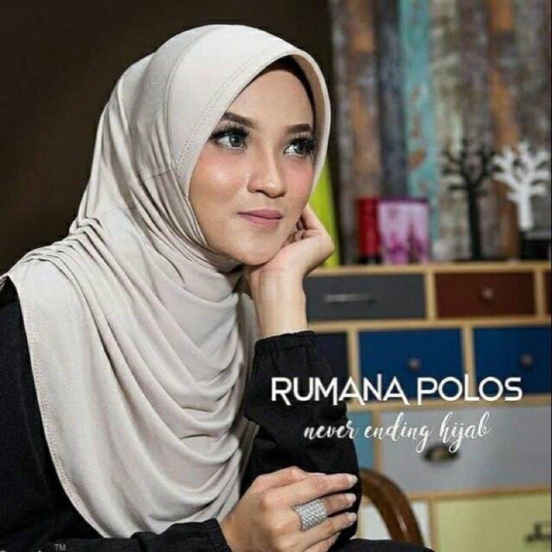 Hijab Instan Bergo Rumana Polos