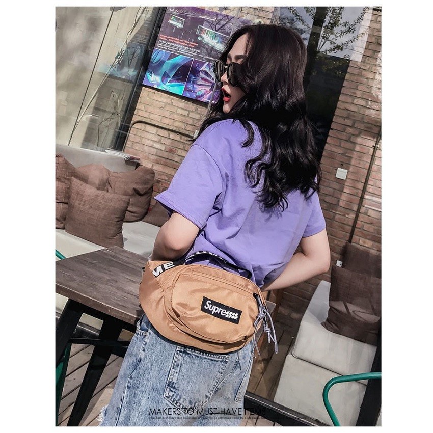 Tas Pinggang Pria Wanita Import Waist Bag Body Bag - WB007