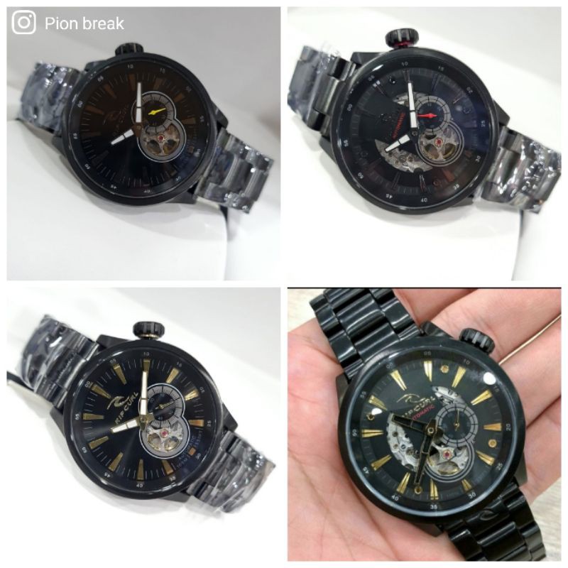 Ripcurl Recon Automatic Black Limited editions plus box