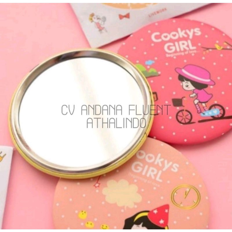 cermin rias cermin mini lucu cermin saku cermin bulat mini