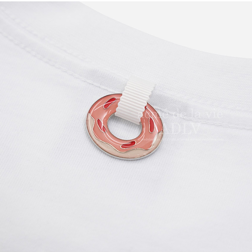 ADLV Donut Ring Tee - White 100% Authentic