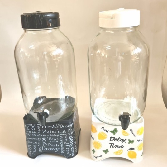 Promo Herevin Juice dispenser kaca bulat 5 liter Limited