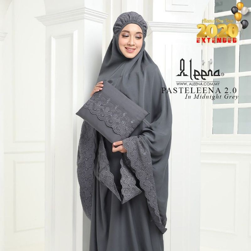 PRIMA MODE - Mukena Dewasa Khadijah Full Bordir Katun PREMIUM