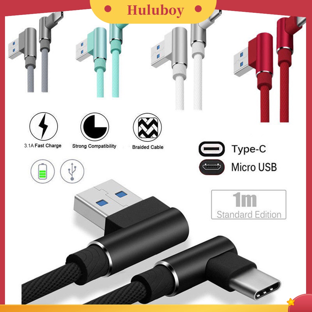 Kabel Data Transfer Fast Charging Micro USB Tipe C 3.1A Bahan Nilon Untuk iPhone