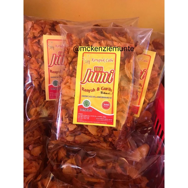 

KERUPUK CABE JUMI (Free Packing Dus) || (Ukuran Besar)