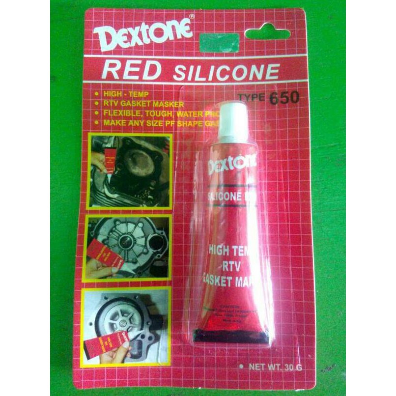 Termurah Lem Red Silicone/Packing Dextone Kecil Hq Berkualitas