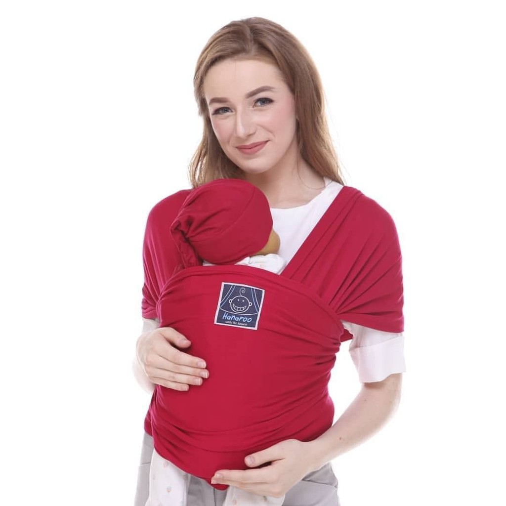 HANAROO BABY WRAP POLOS GENDONGAN BAYI NYAMAN ANTI PEGAL BABY CARRIER MURAH KADO LAHIRAN BABY GIFT