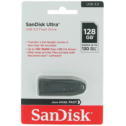 FLASH DISK SANDISK ULTRA 128GB USB 3.0 - SDCZ48-128G-U46
