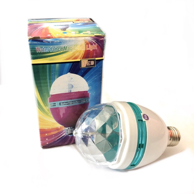 Lampu Disco Warna Warni Putar | Bohlam Disko Dugem Kedap Kedip